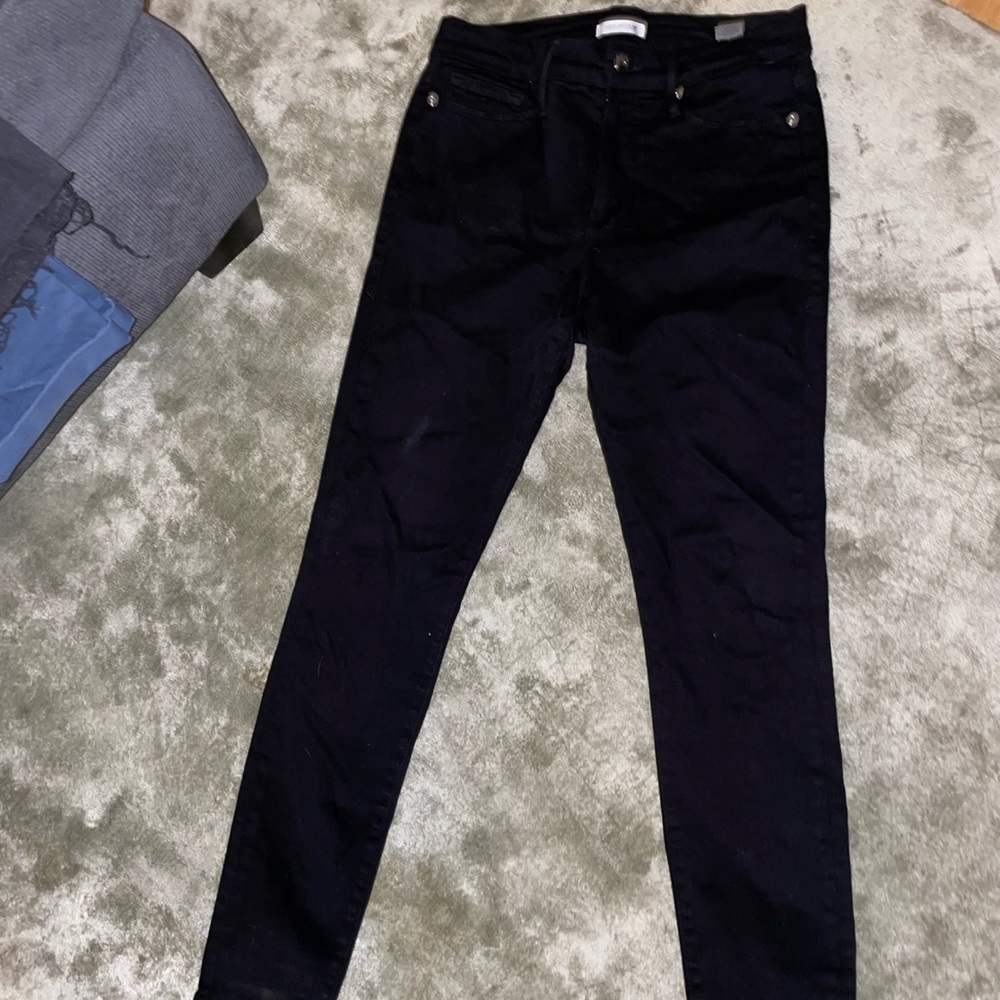 Good American Good Legs Black Jeans